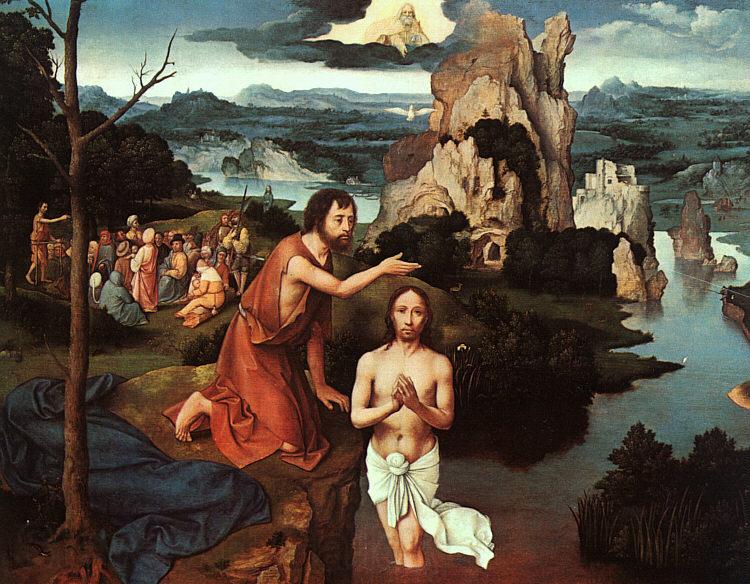 Joachim Patenier The Baptism of Christ 2 Germany oil painting art